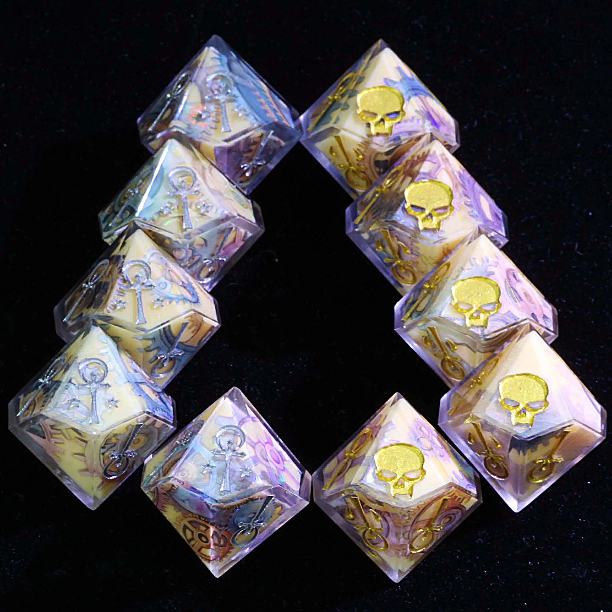 15 Polyhedral Camarilla WoD Sets of Dice VtM Moving Galaxy
15 Polyhedral Camarilla WoD Sets of Dice VtM Moving Galaxy