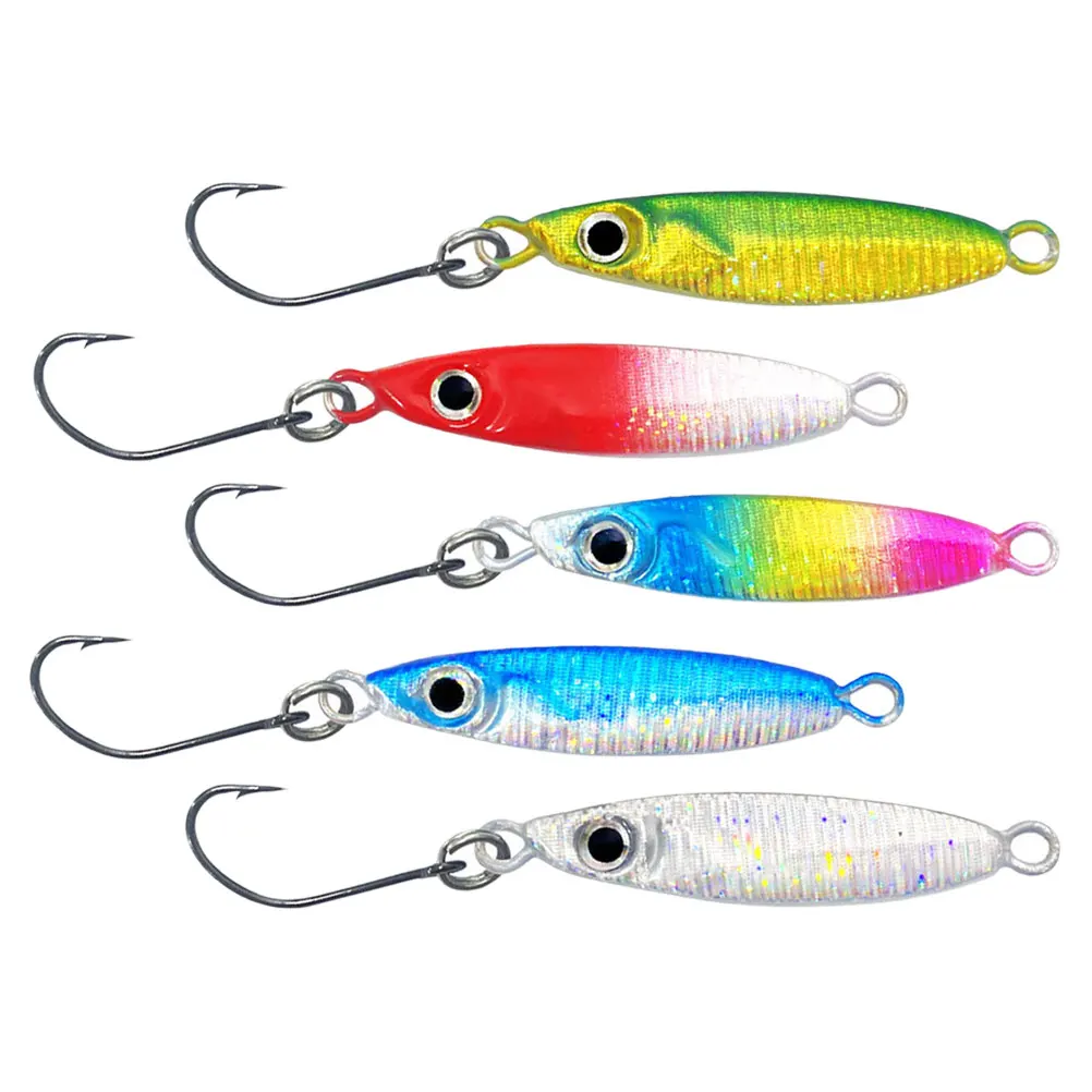 5pcs Lure Fishing Hooks Artificial Baits for Freshwater Saltwater Striped Bass Tackle Durable Lifelike Practical Outdoor
5pcs Lure Fishing Hooks Artificial Baits for Freshwater Saltwater Striped Bass Tackle Durable Lifelike Practical Outdoor