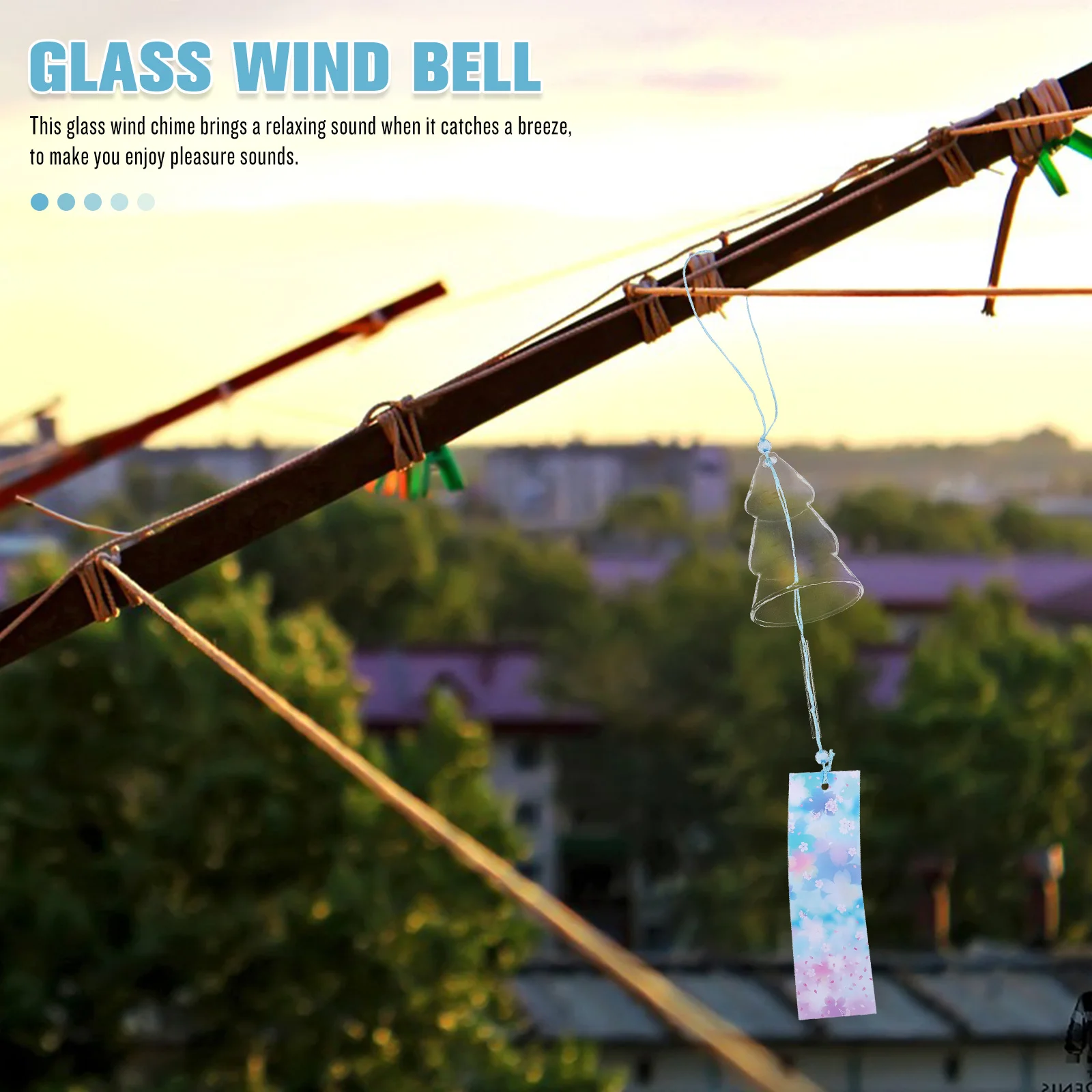 2Pcs Glass Wind Chime Decorative Hanging Pendant for Home Garden Balcony Window Christmas Wind Bell Decoration Craft Ornaments
2Pcs Glass Wind Chime Decorative Hanging Pendant for Home Garden Balcony Window Christmas Wind Bell Decoration Craft Ornaments