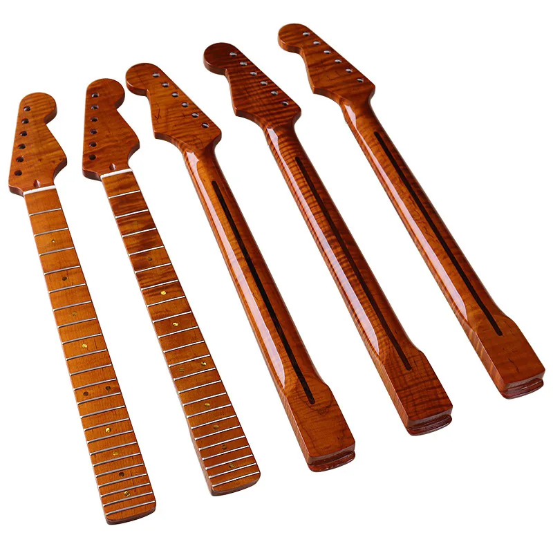 Hooqu 22 Frets Tiger Pattern Baked Maple Bright 5.6 Wide Guitar Neck Assembly DIY Electric Guitar Accessories
Hooqu 22 Frets Tiger Pattern Baked Maple Bright 5.6 Wide Guitar Neck Assembly DIY Electric Guitar Accessories