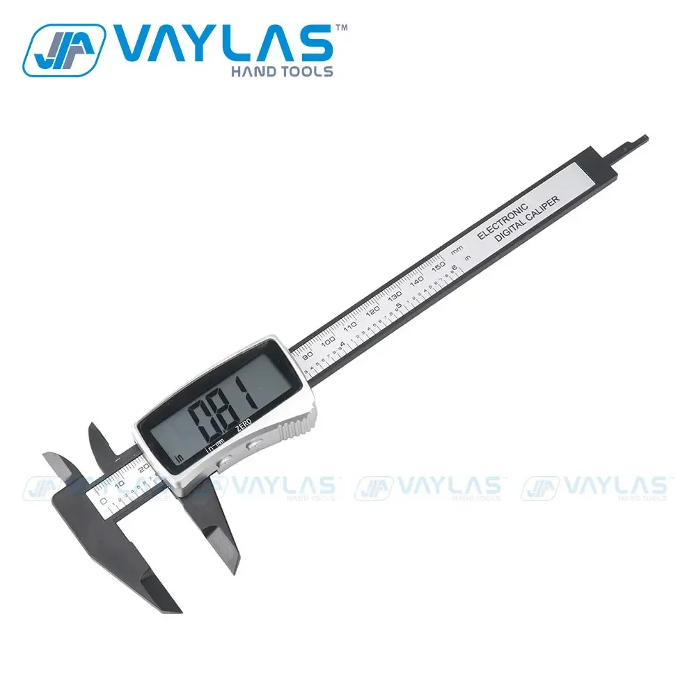 150mm 6 inch LCD Digital Electronic Carbon Fiber Composites Vernier Caliper Gauge Micrometer Measuring Tool Instruments
150mm 6 inch LCD Digital Electronic Carbon Fiber Composites Vernier Caliper Gauge Micrometer Measuring Tool Instruments