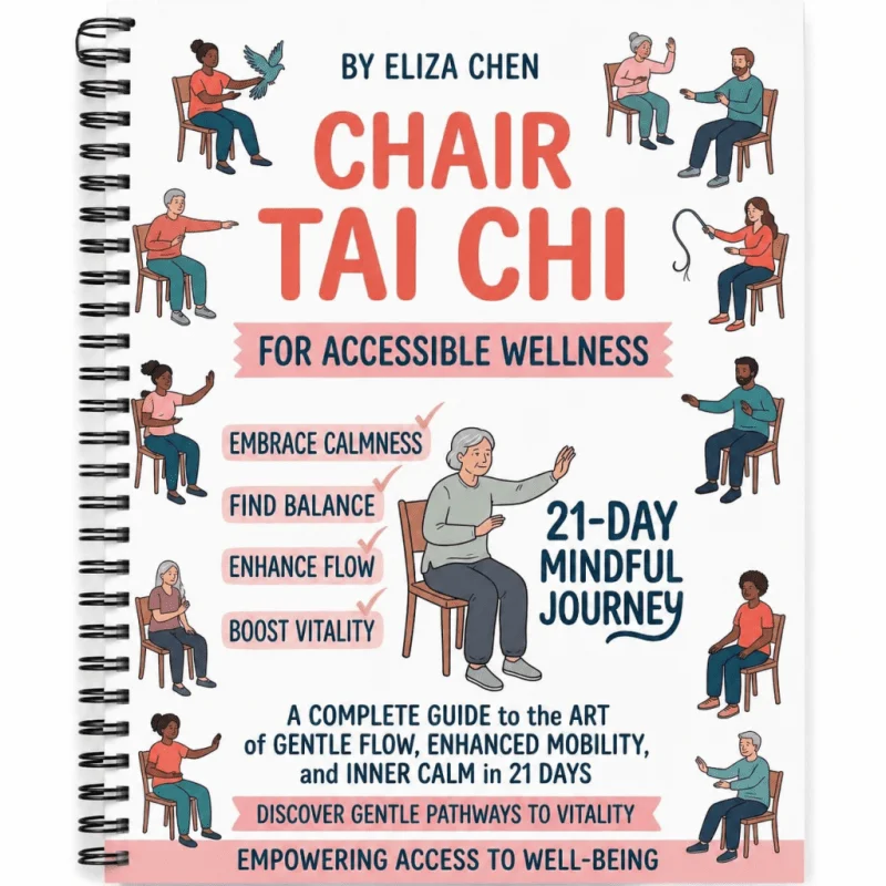Chair Tai Chi 21-Day Guide Spiral Notebook, Embrace Calm And Vitality Artwork, Great for Stress Relief, Note Taking Journal, Wellness Themed Notebook
Chair Tai Chi 21-Day Guide Spiral Notebook, Embrace Calm And Vitality Artwork, Great for Stress Relief, Note Taking Journal, Wellness Themed Notebook