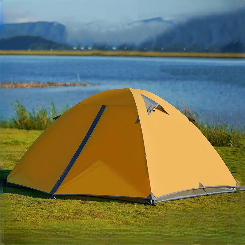 Ultralight Mountaineering Tent Nylon Silicone Coated Double Layer 2 Person Waterproof Heavy Rain Alpine Camping Tent
Ultralight Mountaineering Tent Nylon Silicone Coated Double Layer 2 Person Waterproof Heavy Rain Alpine Camping Tent