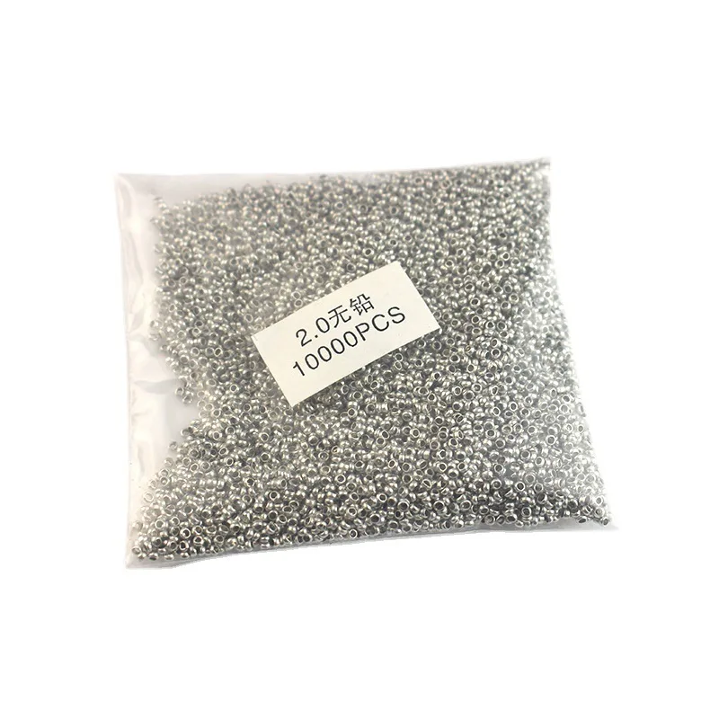 10000pcs/bag/ 2.0mm/ Fixing Stainless Steel Metal Beads Small Curtain Accessories, Lighting & Curtain Fitting Beads Good Quality
10000pcs/bag/ 2.0mm/ Fixing Stainless Steel Metal Beads Small Curtain Accessories, Lighting & Curtain Fitting Beads Good Quality