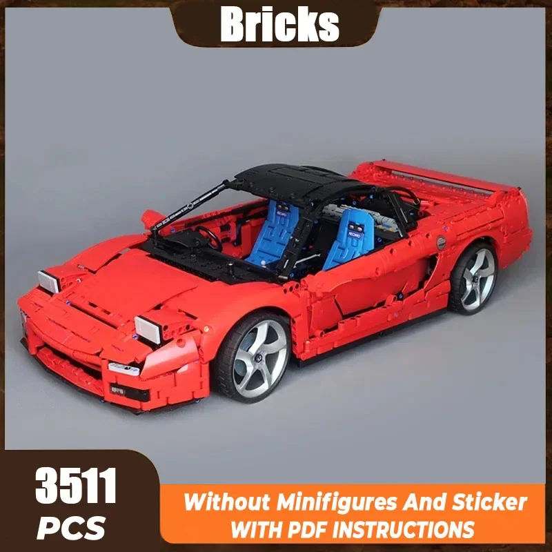 Moc Building Bricks Classic Supercar Model Speed Champion NSX 1:8 Technology Modular Blocks Gift Christmas Toy DIY Sets Assembly
Moc Building Bricks Classic Supercar Model Speed Champion NSX 1:8 Technology Modular Blocks Gift Christmas Toy DIY Sets Assembly