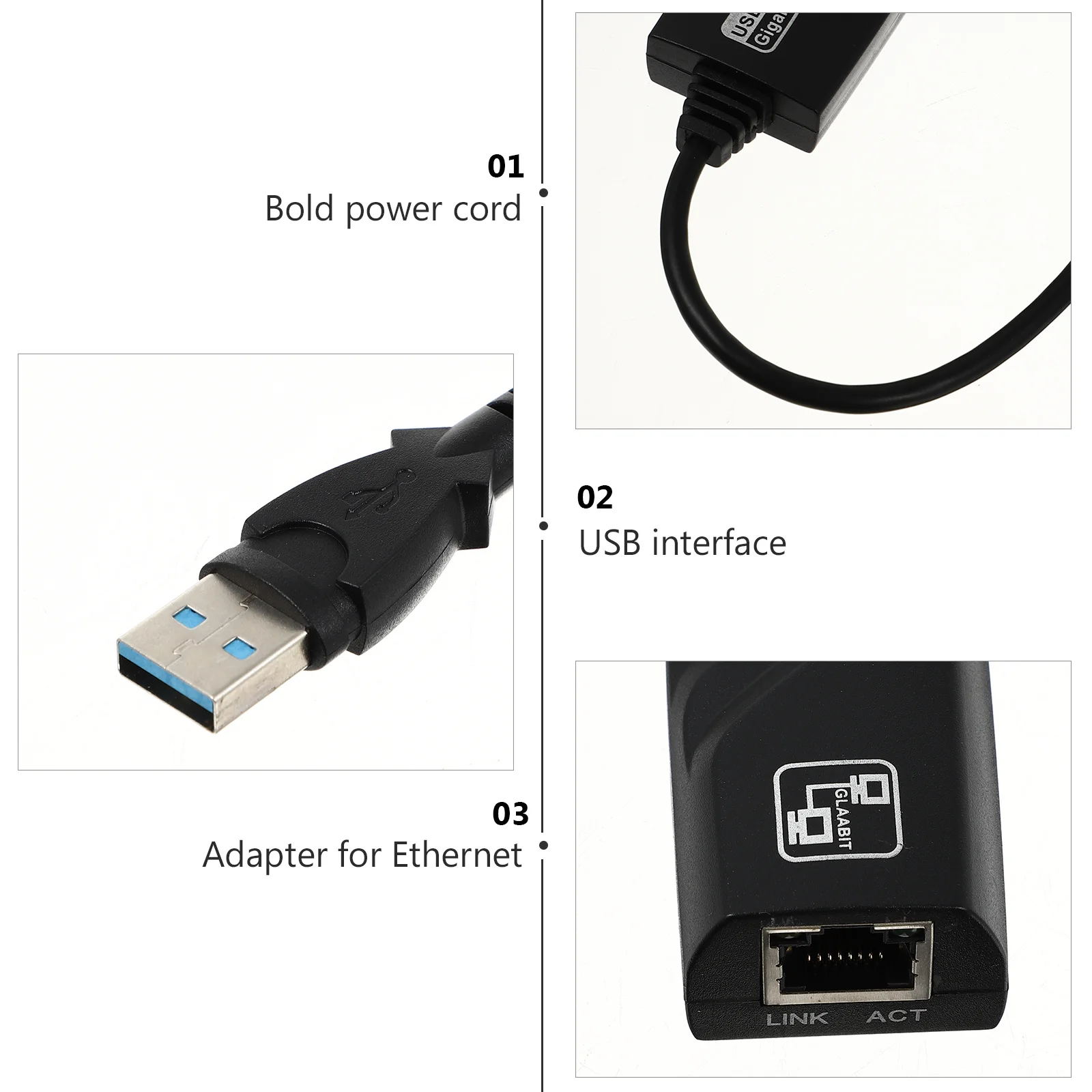 Adapter for Ethernet 3 Stick 2 Black Plug Play No Configuration Required Lan Ethernet Network Adapter
Adapter for Ethernet 3 Stick 2 Black Plug Play No Configuration Required Lan Ethernet Network Adapter