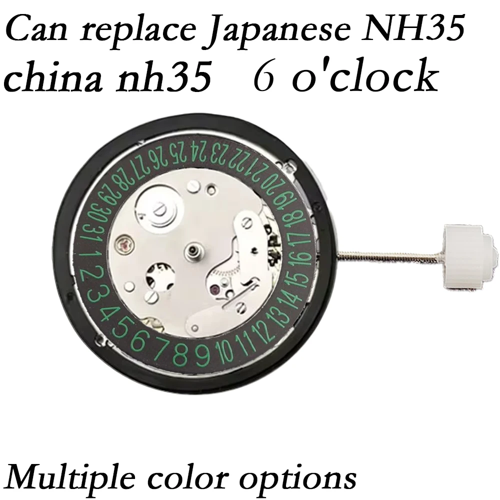 6 date China NH35 Movement Can Replace The Japan NH35 Movement Date 6 o'clock Calendar High Accuracy Automatic Mechanical
6 date China NH35 Movement Can Replace The Japan NH35 Movement Date 6 o'clock Calendar High Accuracy Automatic Mechanical