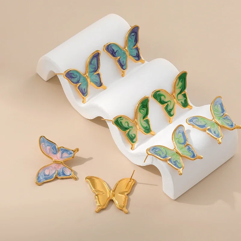 ROXI | Women Coloured Butterfly Earring. Stainless Steel. High Quality Charms Gift. Trendy 2024
ROXI | Women Coloured Butterfly Earring. Stainless Steel. High Quality Charms Gift. Trendy 2024