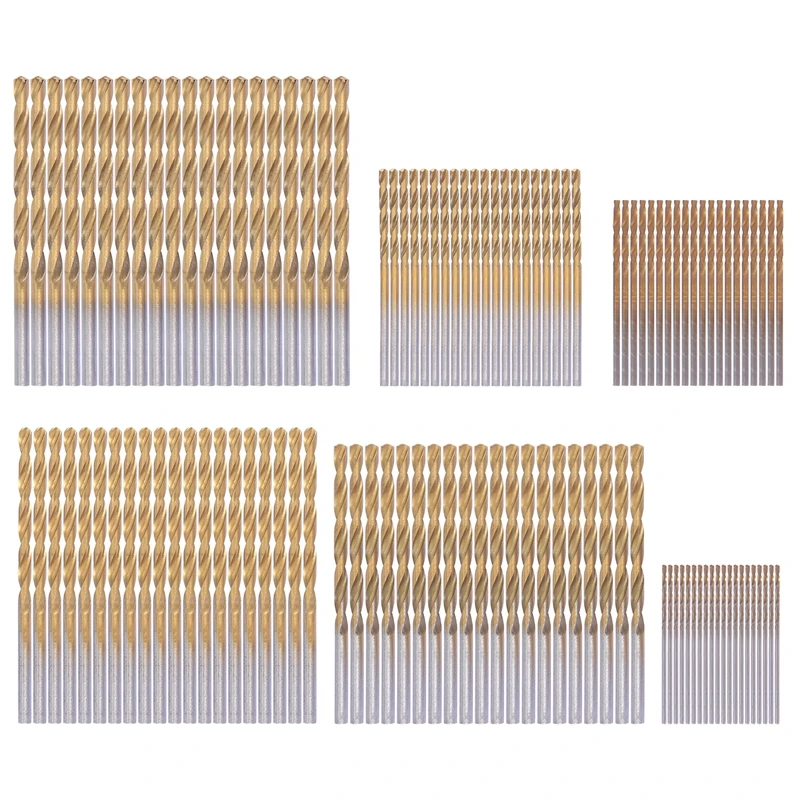 120 Pcs Titanium Drill Bit Set HSS Drill Bits for Metal, Steel, Wood, Plastic, Copper, Aluminum Alloy, 1mm to 3.5mm
120 Pcs Titanium Drill Bit Set HSS Drill Bits for Metal, Steel, Wood, Plastic, Copper, Aluminum Alloy, 1mm to 3.5mm