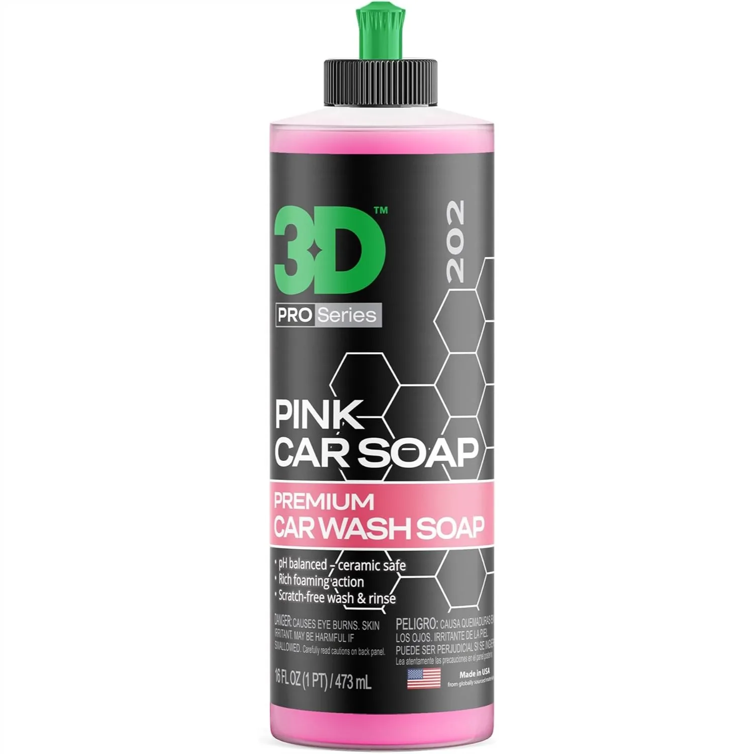 3D Pink Car Soap 16 oz pH Neutral High Suds Cherry Scent Scratch-Free Car Wash Shampoo for Glossy Finish
3D Pink Car Soap 16 oz pH Neutral High Suds Cherry Scent Scratch-Free Car Wash Shampoo for Glossy Finish