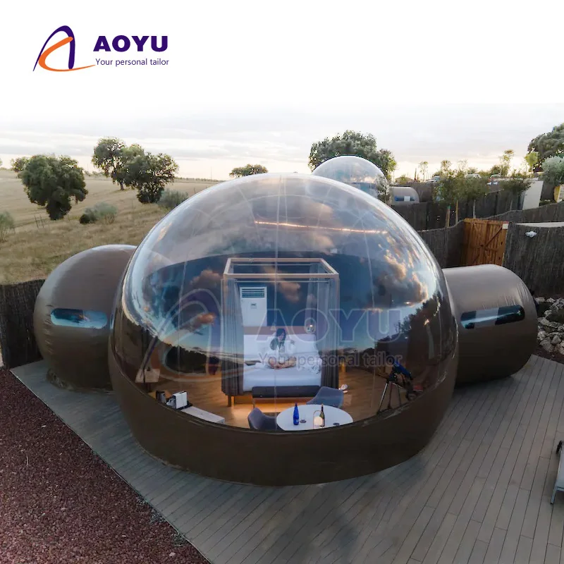 Couples Bubble Lodge Tent Single Inflatable Camping Tent For Hotels Resorts Waterproof PVC Steel Frame 5m Size Parties
Couples Bubble Lodge Tent Single Inflatable Camping Tent For Hotels Resorts Waterproof PVC Steel Frame 5m Size Parties