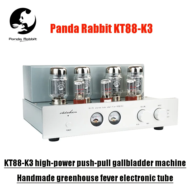 Panda Rabbit Gallbladder Machine KT88-K3 High Power Push Pull Gallbladder Machine Fever Tube HiFi Amplifier Manufacturer
Panda Rabbit Gallbladder Machine KT88-K3 High Power Push Pull Gallbladder Machine Fever Tube HiFi Amplifier Manufacturer