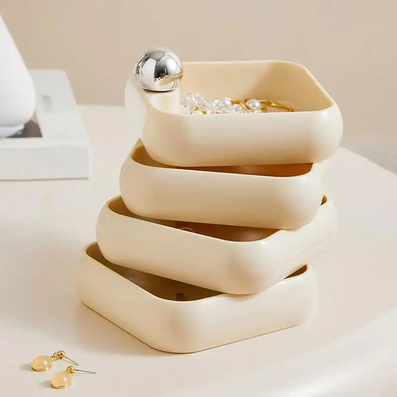 Rotating Multi-layer Desktop Storage Box Hair Accessories Jewelry Makeup Box With Lid Dustproof Jewelry Box Jewelry Storage Box
Rotating Multi-layer Desktop Storage Box Hair Accessories Jewelry Makeup Box With Lid Dustproof Jewelry Box Jewelry Storage Box