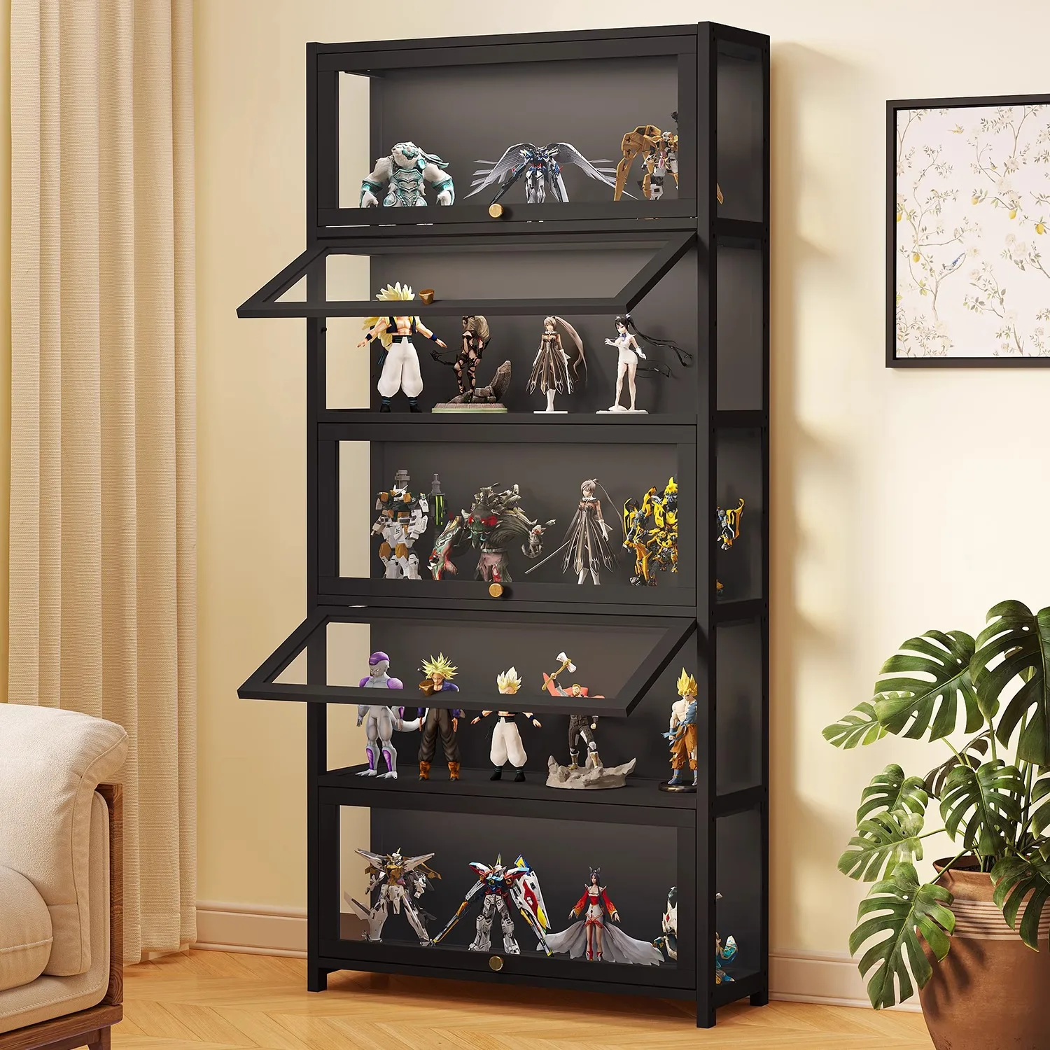 Figure display cabinet acrylic transparent dustproof storage
Figure display cabinet acrylic transparent dustproof storage