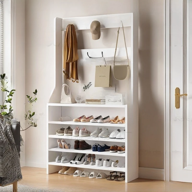 Shoe cabinet, integrated hanger, coat rack, solid wood home entrance entrance, change shoe rack, multi-layer storage cabinet
Shoe cabinet, integrated hanger, coat rack, solid wood home entrance entrance, change shoe rack, multi-layer storage cabinet