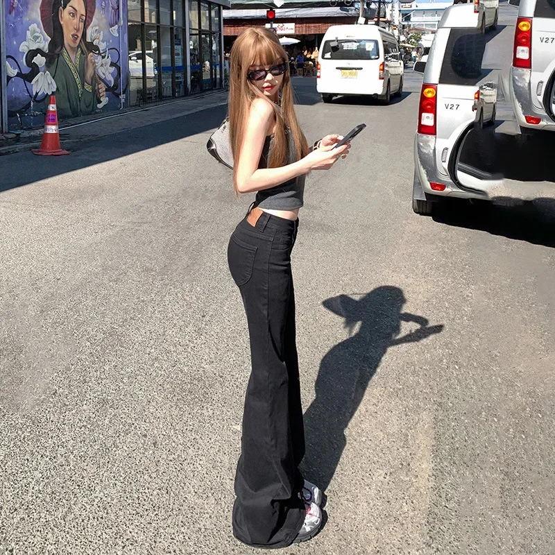 American Retro Low-waisted Micro-flared Jeans.Ladies Four Seasons New Fashion Comfortable Stretch Slim Casual Floor-length Jeans
American Retro Low-waisted Micro-flared Jeans.Ladies Four Seasons New Fashion Comfortable Stretch Slim Casual Floor-length Jeans