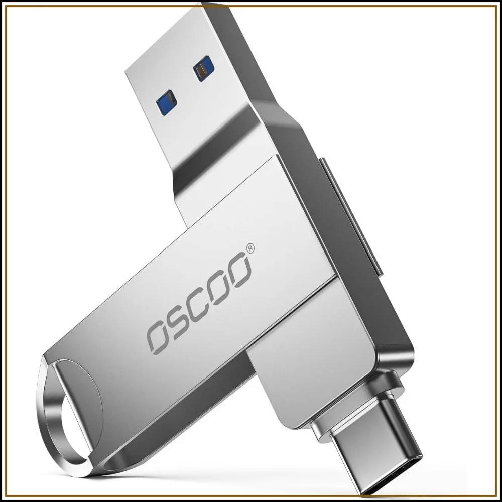 Dual USB-C & USB-A Flash Drive 32GB, USB 3.1 High-Speed Portable Thumb Drive for iPhone 15/16/17, Mac, Android, Laptop, PC - Photo & Video Backup
Dual USB-C & USB-A Flash Drive 32GB, USB 3.1 High-Speed Portable Thumb Drive for iPhone 15/16/17, Mac, Android, Laptop, PC - Photo & Video Backup
