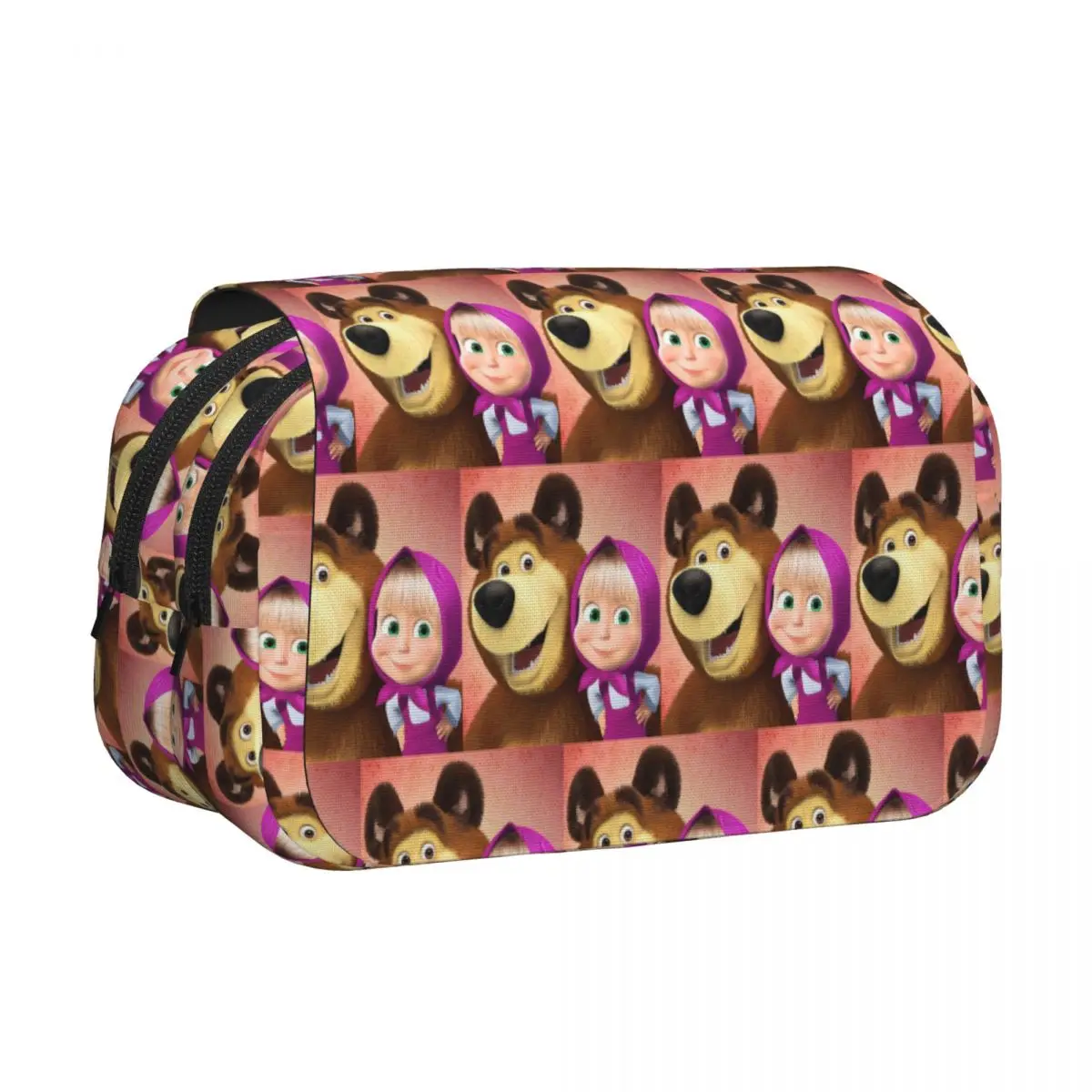Cartoon Masha And The Bears Pencil Case Pen Holder Hard Shell Leather Large Capacity Pen Box Pencil Bag for Kids School
Cartoon Masha And The Bears Pencil Case Pen Holder Hard Shell Leather Large Capacity Pen Box Pencil Bag for Kids School