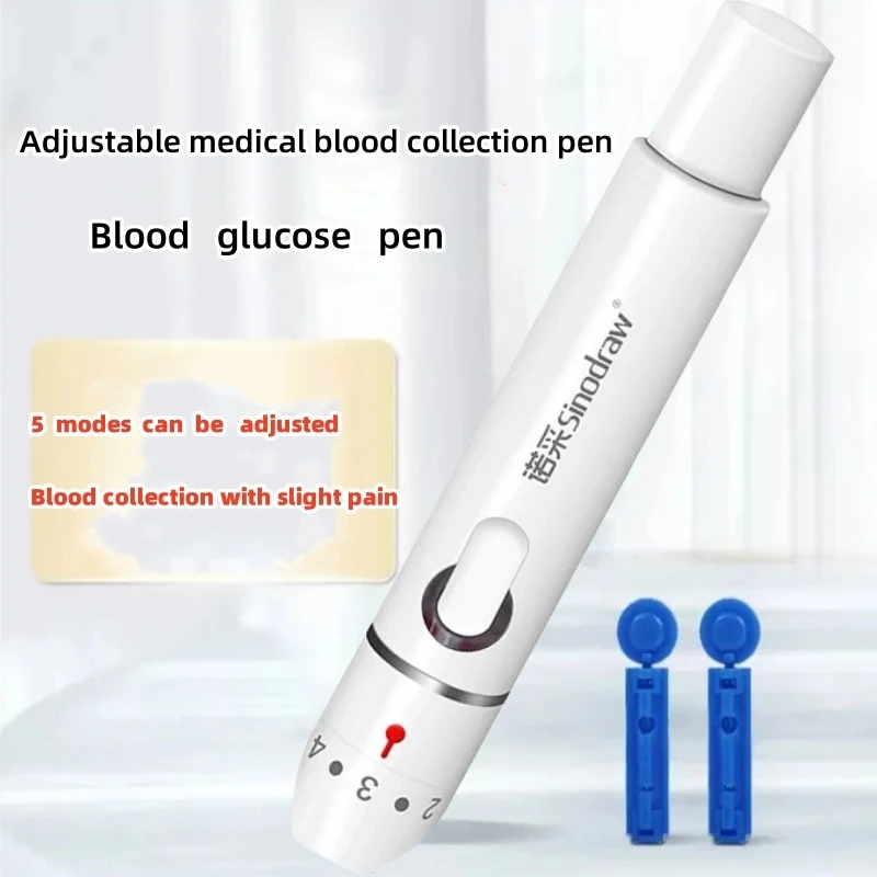 Sanoschleil pen Blood glucose collection pen micro pain finger collection pen glucose tester Blood collection pen adjustable
Sanoschleil pen Blood glucose collection pen micro pain finger collection pen glucose tester Blood collection pen adjustable