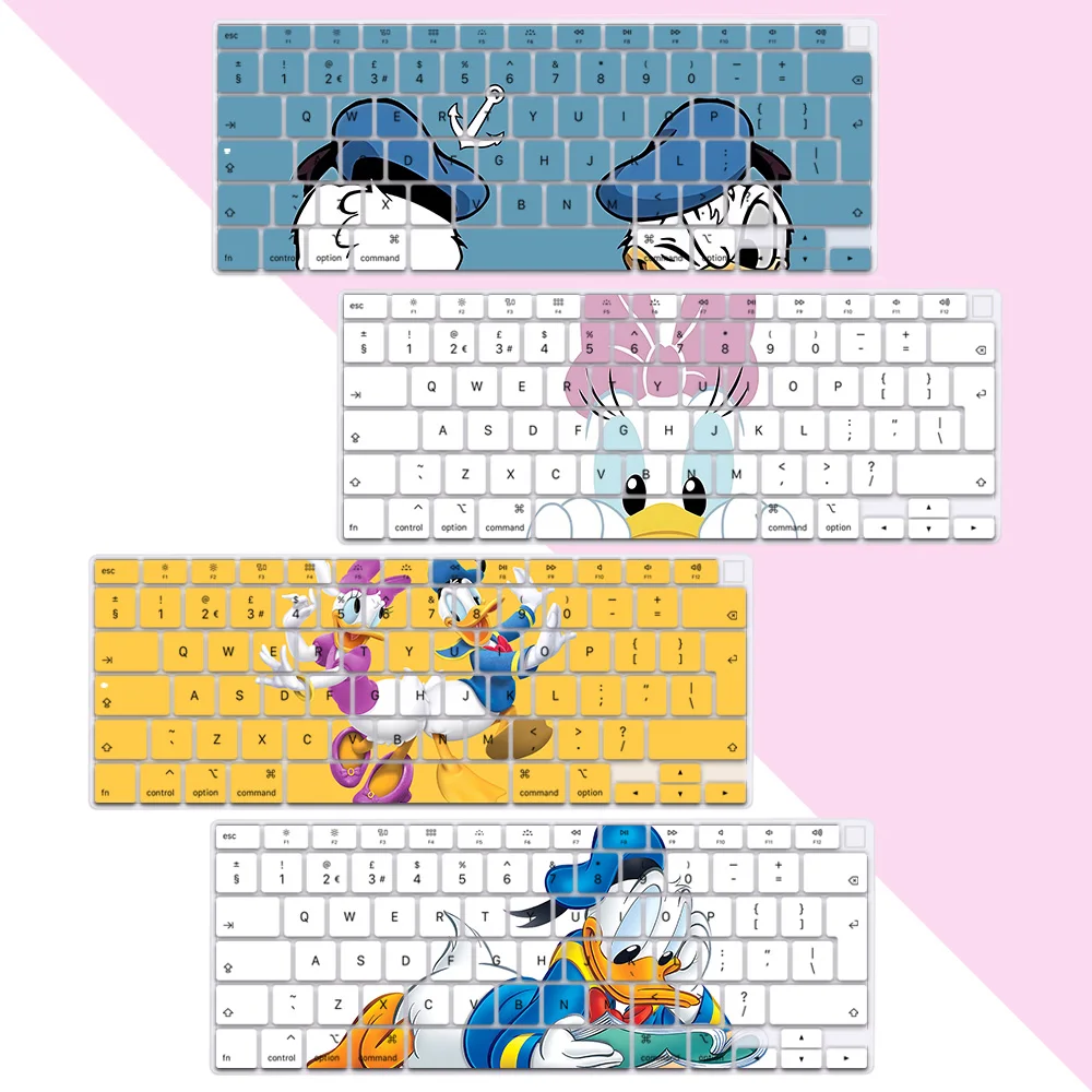 Donalds Daisy Duck EU Layout Color Print Soft Silicone Keyboard Cover For Macbook 2020 Air A2179 A2337
Donalds Daisy Duck EU Layout Color Print Soft Silicone Keyboard Cover For Macbook 2020 Air A2179 A2337