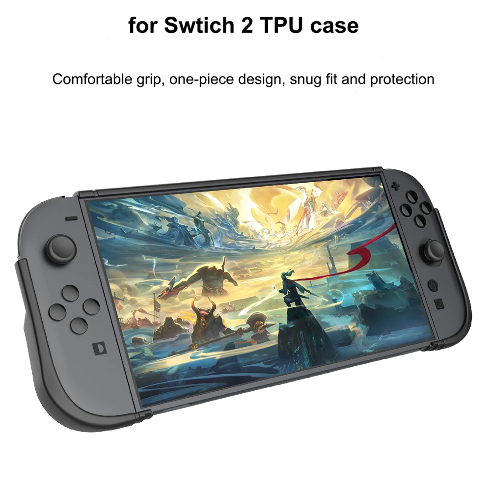 Чехол из ТПУ для Switch 2, защитный чехол-накладка, полная защита для портативной игровой консоли Switch 2, черный, однотонный, чехол-футляр
Чехол из ТПУ для Switch 2, защитный чехол-накладка, полная защита для портативной игровой консоли Switch 2, черный, однотонный, чехол-футляр
