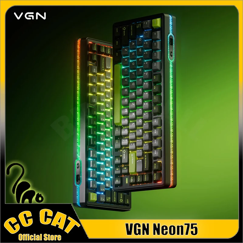 VGN Neon Magnetic Switch Keyboard Tri Mode Wireless 8000Hz 0.005mmRT Mechanical Keyboard Gaming Keyboard Gamer PC Accessories
VGN Neon Magnetic Switch Keyboard Tri Mode Wireless 8000Hz 0.005mmRT Mechanical Keyboard Gaming Keyboard Gamer PC Accessories