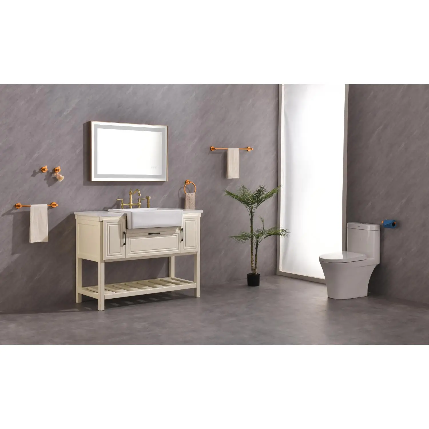 36*24 LED Lighted Bathroom Wall Mounted Mirror with High Lumen+Anti-Fog Separately Control
36*24 LED Lighted Bathroom Wall Mounted Mirror with High Lumen+Anti-Fog Separately Control