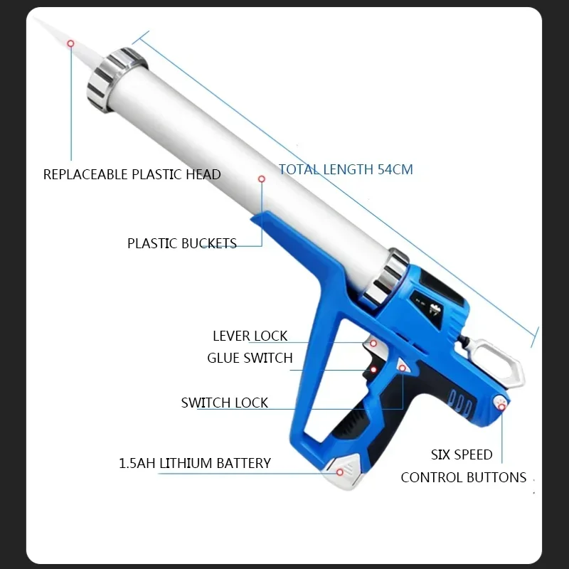 Аккумуляторный литиевый клеевой пистолет 12В/21В для мягкого и твердого клея, машина для герметизации окон и дверей
Аккумуляторный литиевый клеевой пистолет 12В/21В для мягкого и твердого клея, машина для герметизации окон и дверей