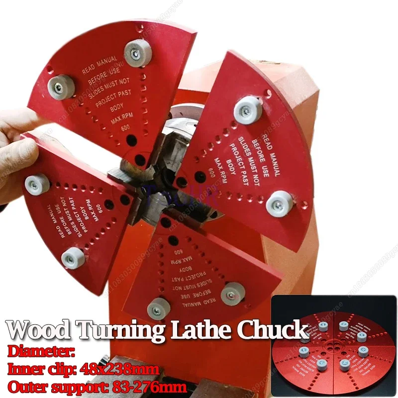 Wood Turning Lathe Chuck Woodworking Cart Rotary Wood Screw Clamping Jig Centrifugal Aluminum Large Flat Jaw Bottom Repair Tools
Wood Turning Lathe Chuck Woodworking Cart Rotary Wood Screw Clamping Jig Centrifugal Aluminum Large Flat Jaw Bottom Repair Tools