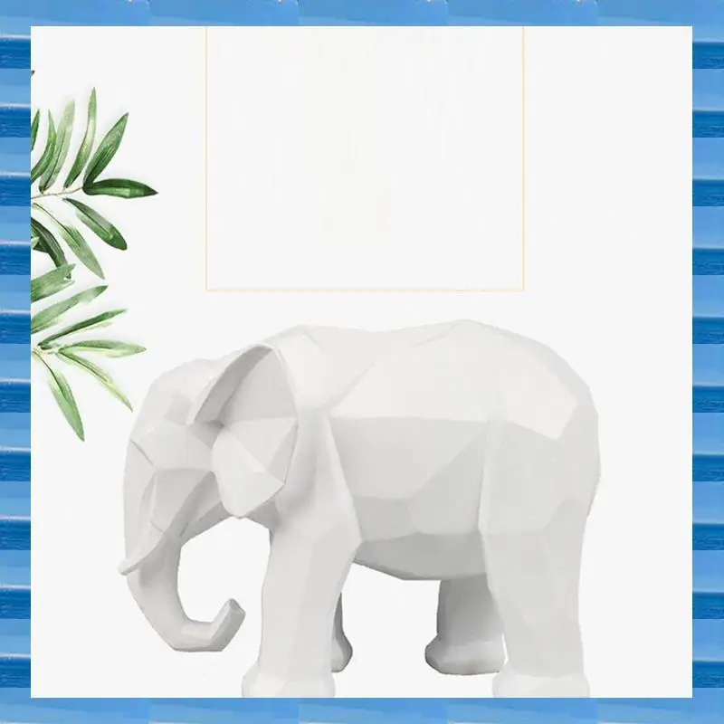 Fashion Abstract 3D Print Elephant Statue Resin Ornaments Home Decoration Accessories Gift Geometric Elephant Sculpture
Fashion Abstract 3D Print Elephant Statue Resin Ornaments Home Decoration Accessories Gift Geometric Elephant Sculpture