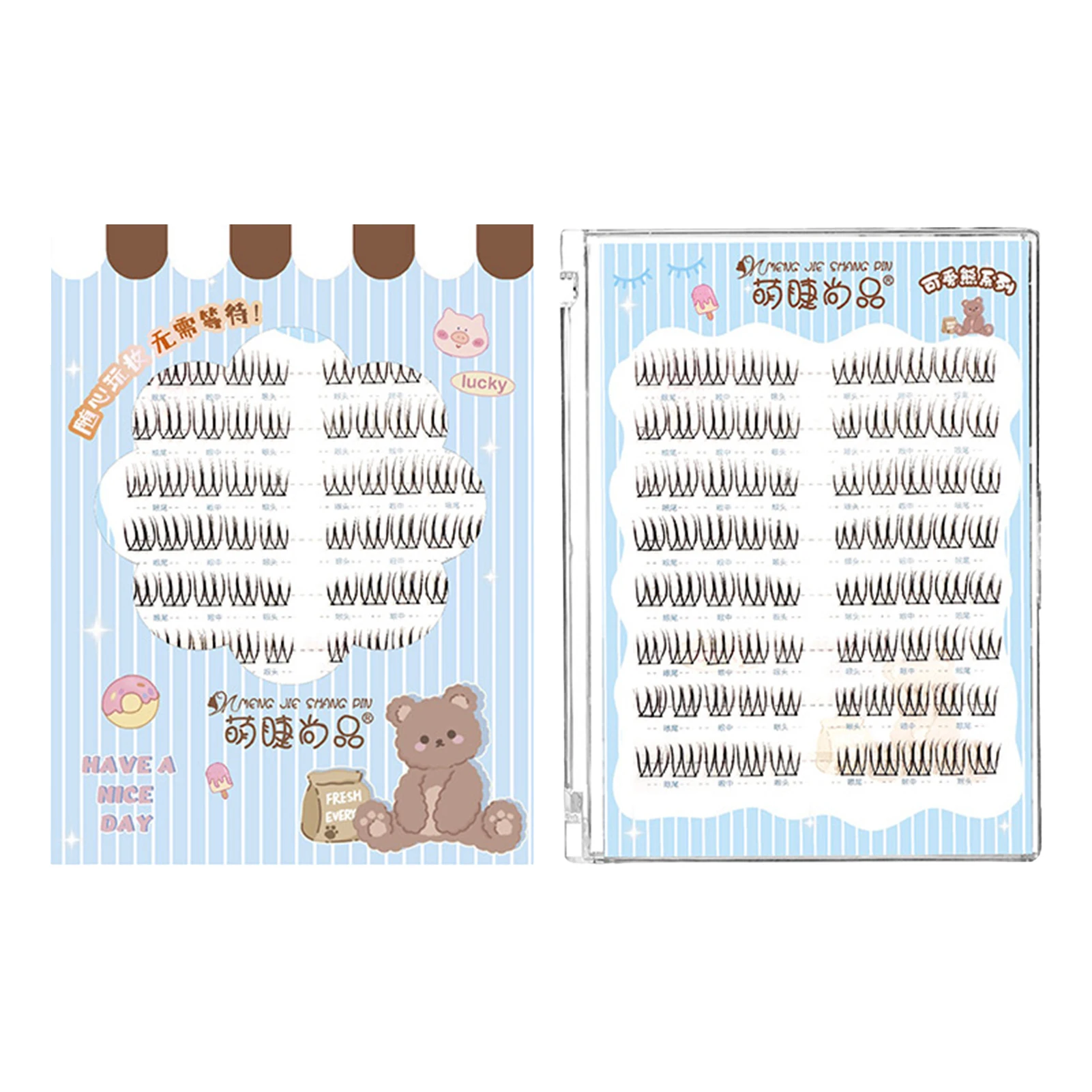 Korean Style Lashes wispy Segmentation false Eyelashes extenstions w shape Clusters Little Devil fake eyelash Daily makeup
Korean Style Lashes wispy Segmentation false Eyelashes extenstions w shape Clusters Little Devil fake eyelash Daily makeup