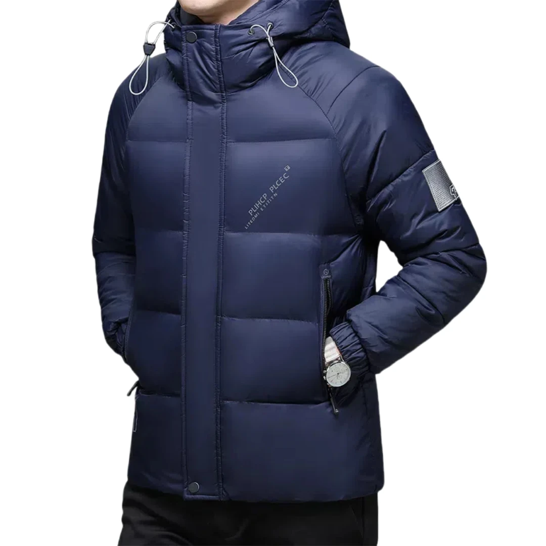 Сплошной цвет, толстая теплая стеганая куртка с капюшоном, мужская повседневная свободная осенне-зимняя модная элитная куртка
Сплошной цвет, толстая теплая стеганая куртка с капюшоном, мужская повседневная свободная осенне-зимняя модная элитная куртка