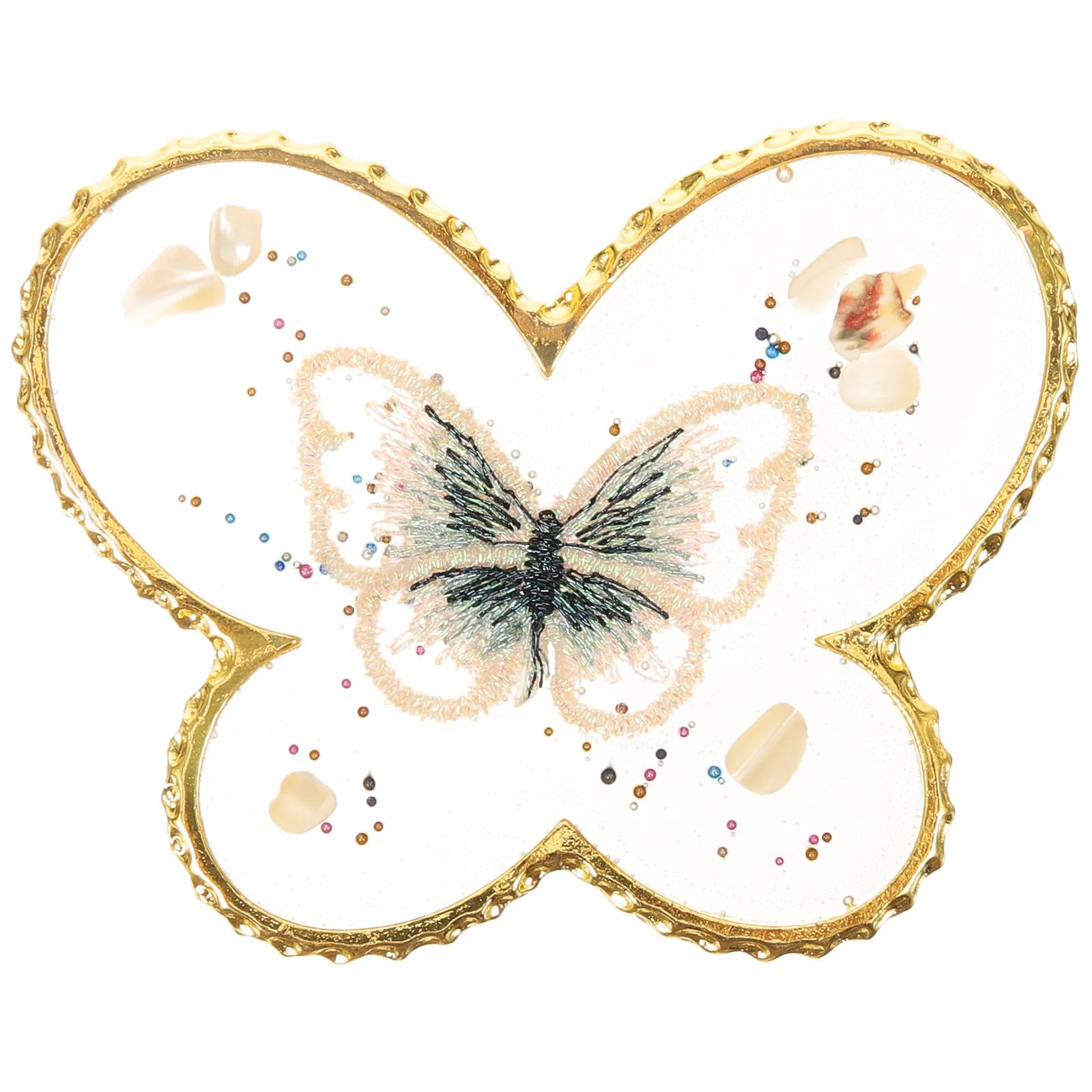 Gel Nails Polish Palette Butterfly Shaped Resin Material Easy to Clean Not Easy Deform Break Professional Home Use
Gel Nails Polish Palette Butterfly Shaped Resin Material Easy to Clean Not Easy Deform Break Professional Home Use