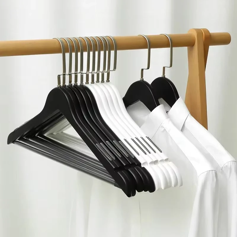 5 PCs White Wooden Hanger for Adult Women, Clothes Rack, Gold Hook, Top Grade
5 PCs White Wooden Hanger for Adult Women, Clothes Rack, Gold Hook, Top Grade