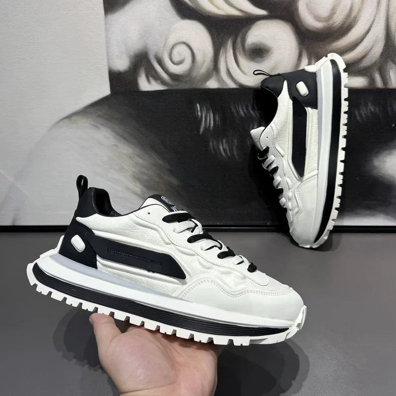 2026 Four Seasons New Men's Shoes Thick soled Height Increasing Anti slip Wear resistant Running Sports and Leisure Shoes
2026 Four Seasons New Men's Shoes Thick soled Height Increasing Anti slip Wear resistant Running Sports and Leisure Shoes