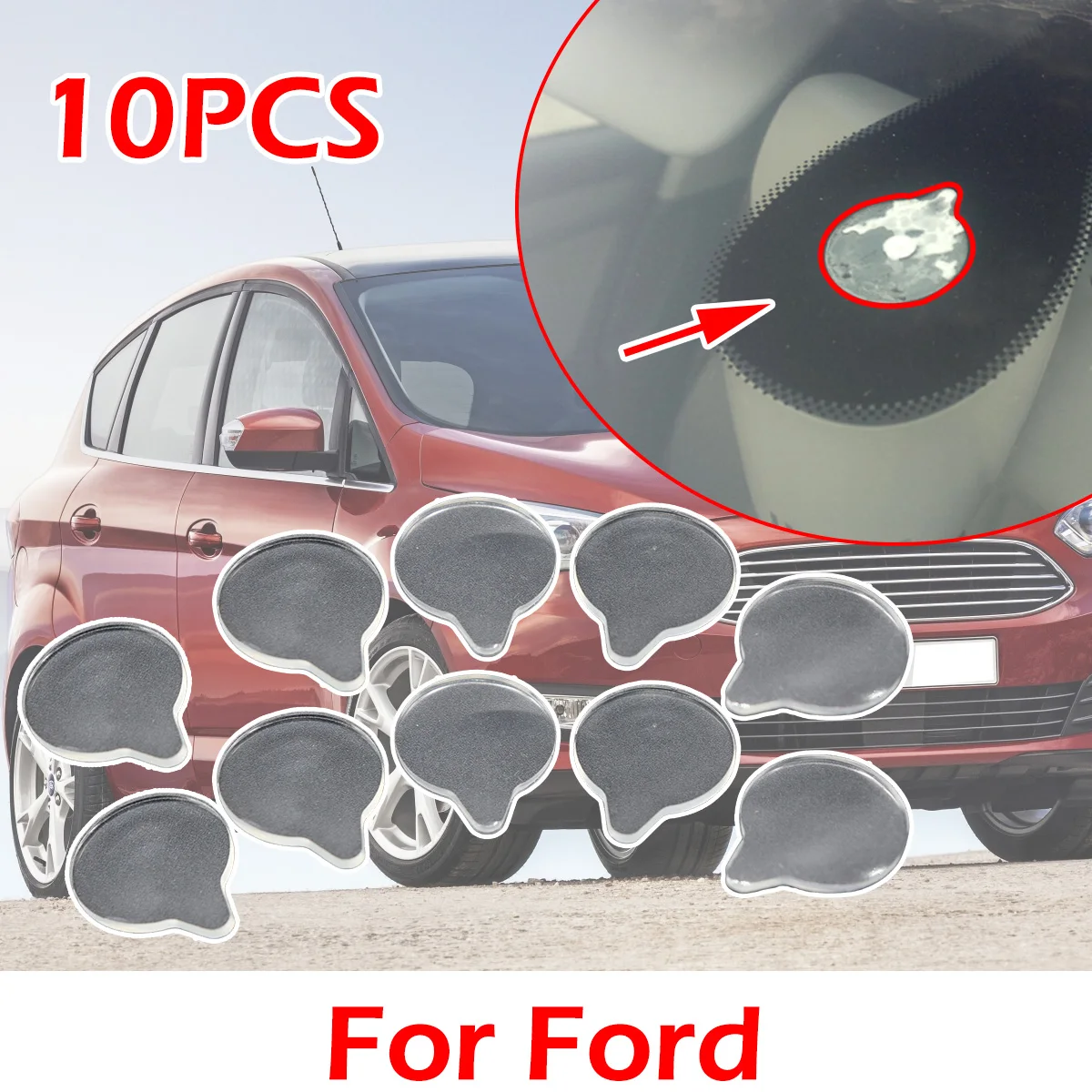10x Car Rain Light Sensor Gel Pad Adhesive Film Silicone Cushion Windscreen Chip Fix Tape Car Replacement For FORD Grand C-Max
10x Car Rain Light Sensor Gel Pad Adhesive Film Silicone Cushion Windscreen Chip Fix Tape Car Replacement For FORD Grand C-Max