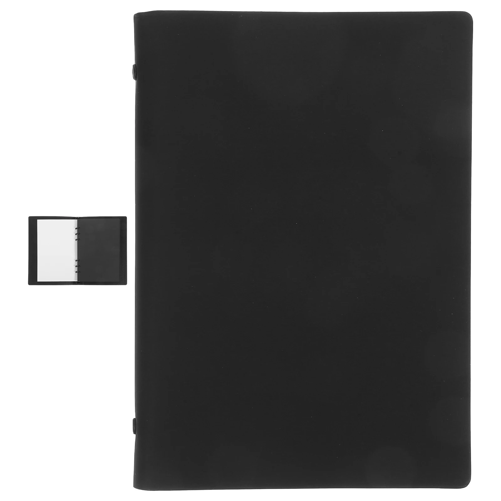 Loose-leaf Notebook A5 Size Black PU Cover Refillable Spiral Bound Fountain Pen Friendly Paper Study Work Travel Use Pocket
Loose-leaf Notebook A5 Size Black PU Cover Refillable Spiral Bound Fountain Pen Friendly Paper Study Work Travel Use Pocket