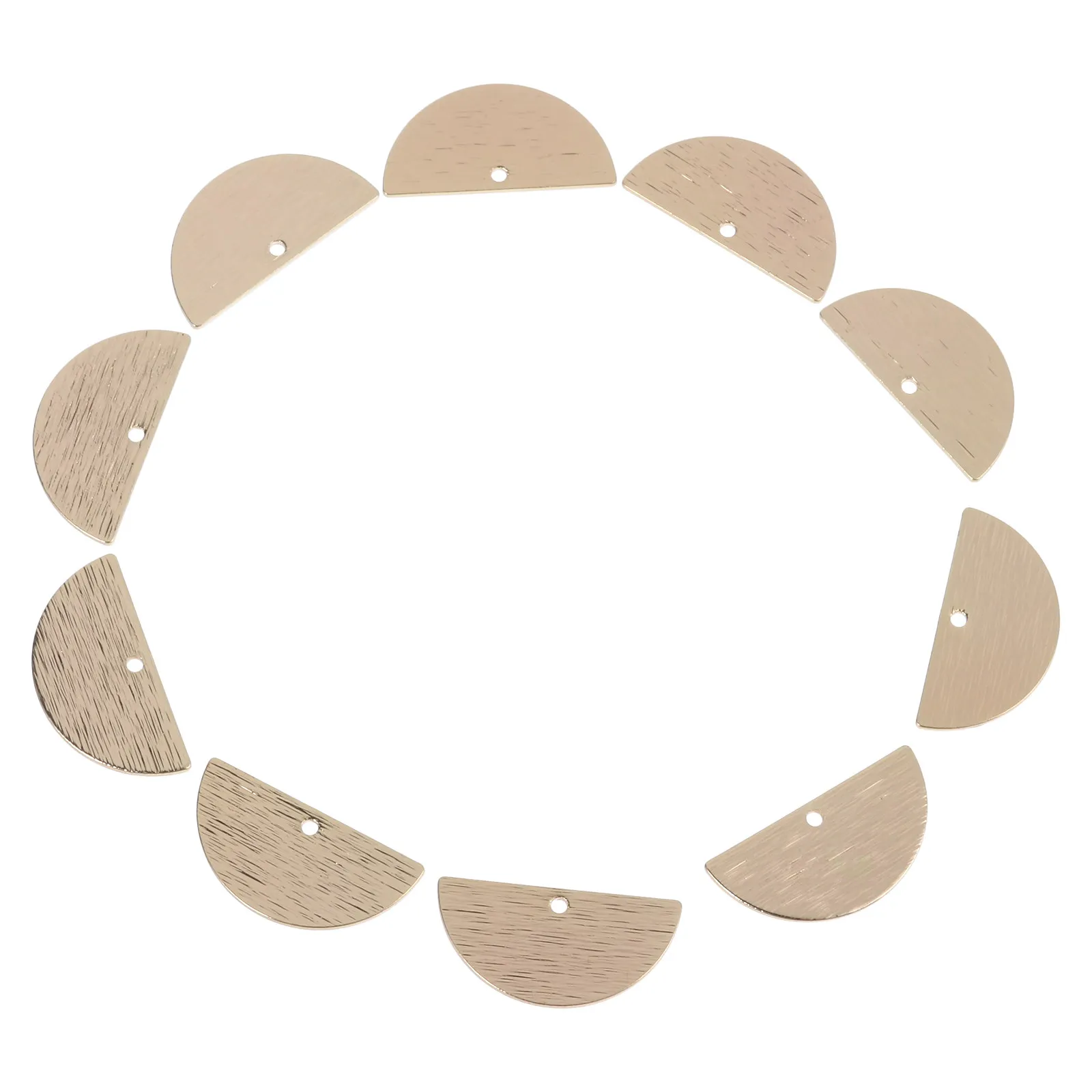 10Pcs Copper Plated Gold Pendants Semicircle Metal Charms for Jewelry Making DIY Supplies Handmade Necklace Accessories
10Pcs Copper Plated Gold Pendants Semicircle Metal Charms for Jewelry Making DIY Supplies Handmade Necklace Accessories