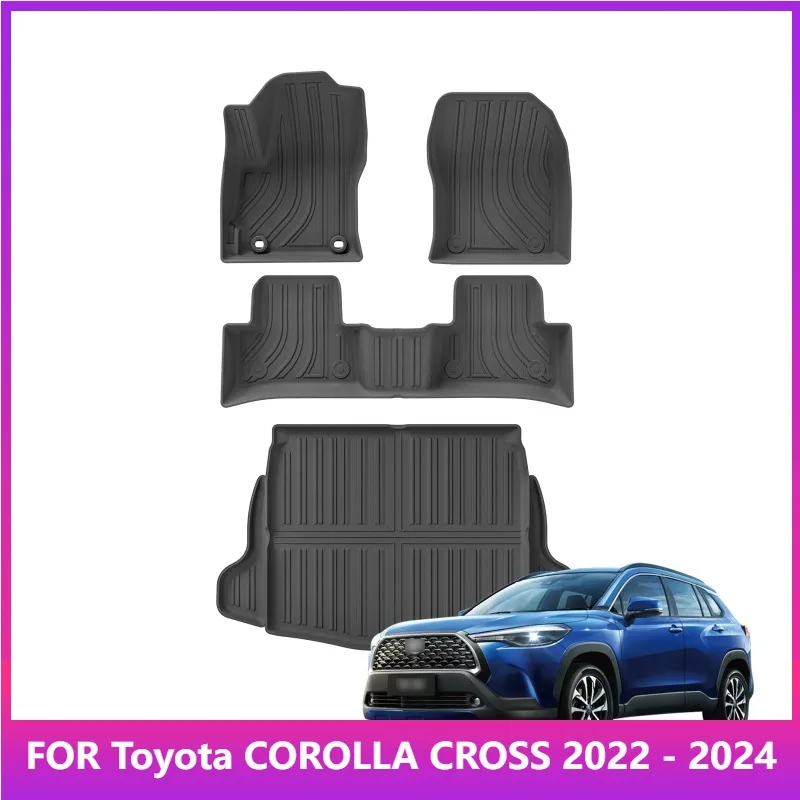 Floor Mats For Toyota COROLLA CROSS 2022 - 2024 Car Floor Mats Trunk Pad TPE 3D Foot Mat Fit Left Hand Drive Odorless Tray Black
Floor Mats For Toyota COROLLA CROSS 2022 - 2024 Car Floor Mats Trunk Pad TPE 3D Foot Mat Fit Left Hand Drive Odorless Tray Black