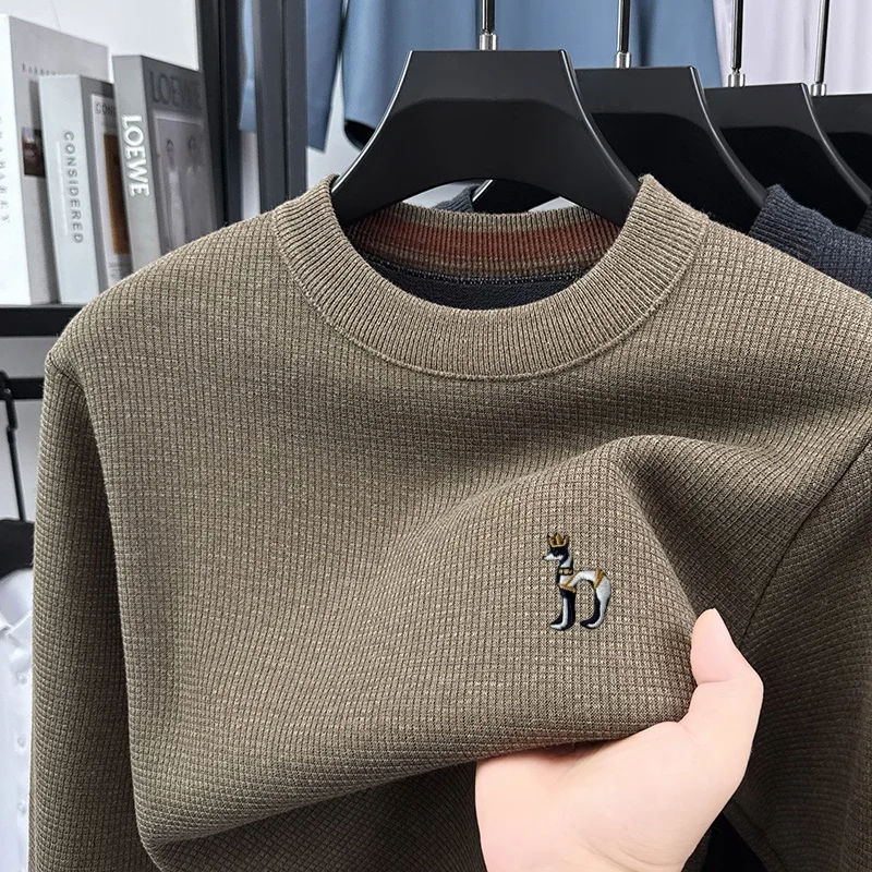 designer original men's knit embroidery sweater autumn winter new round neck exquisite pullover leisure business keep warm tops
designer original men's knit embroidery sweater autumn winter new round neck exquisite pullover leisure business keep warm tops