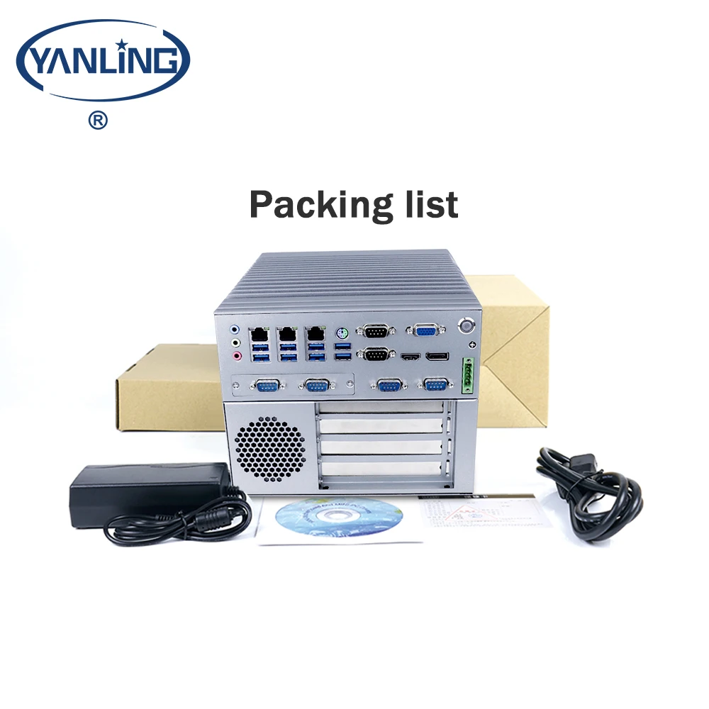 New Q170 Chipset Fanless Industrial Computer 4 Expansion Slots 9-36V Wide Input 6 COM Ports 8 USB Embedded System Automation 4
New Q170 Chipset Fanless Industrial Computer 4 Expansion Slots 9-36V Wide Input 6 COM Ports 8 USB Embedded System Automation 4