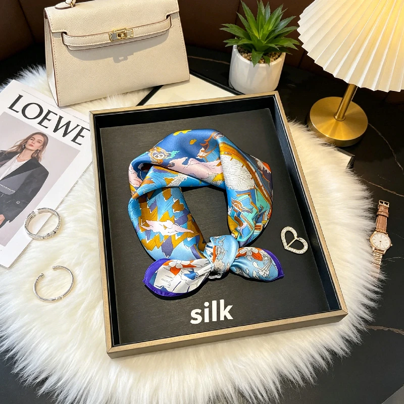 Professional Scarf Silk Scarf 100% Bag Strap Temperament Square Scarf Women's Headband Forbidden City National Style Mother Gift
Professional Scarf Silk Scarf 100% Bag Strap Temperament Square Scarf Women's Headband Forbidden City National Style Mother Gift
