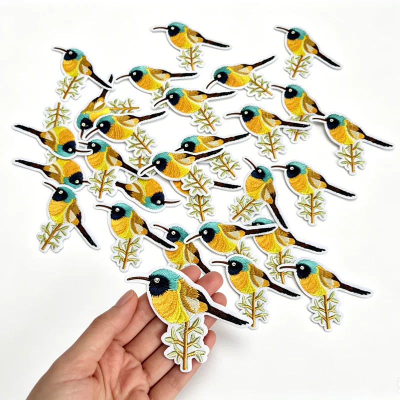 10 Pieces of Bird Series Embroidery Patches Sewn and Ironed onto Fabric Pieces. Suitable for DIY Clothes, Hats, Coats, Jeans, T-
10 Pieces of Bird Series Embroidery Patches Sewn and Ironed onto Fabric Pieces. Suitable for DIY Clothes, Hats, Coats, Jeans, T-