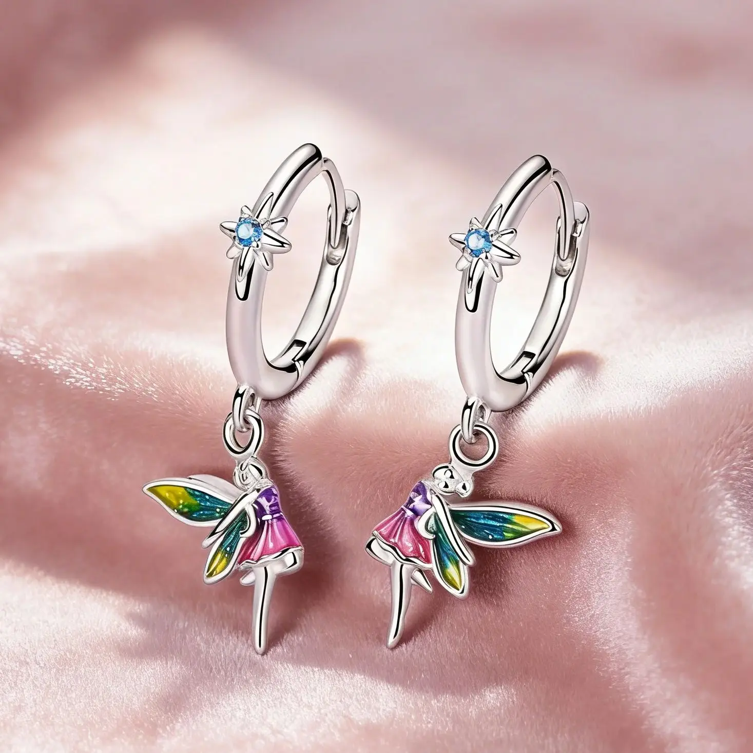 925 Sterling Silver Original Drop Earring Elves Lovely Pendant Earring For Woman Fine Jewelry Gift
925 Sterling Silver Original Drop Earring Elves Lovely Pendant Earring For Woman Fine Jewelry Gift