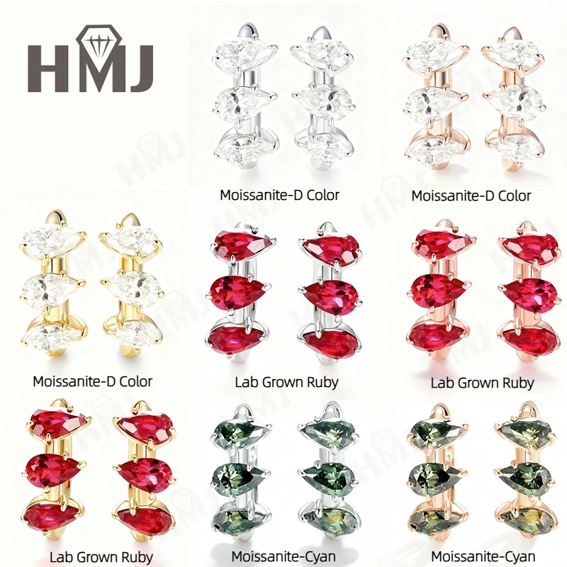2.1ct Lab Grown Ruby Cyan Moissanite Earrings S925 Silver 14K Gold Pear Cut D Color Bridal Wedding Anniversary Gift Jewelry
2.1ct Lab Grown Ruby Cyan Moissanite Earrings S925 Silver 14K Gold Pear Cut D Color Bridal Wedding Anniversary Gift Jewelry