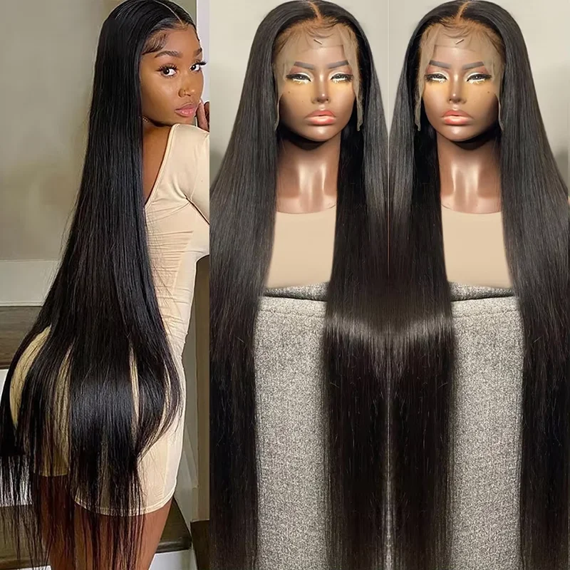 38 46 Inch 5x5 13x4 13x6 HD Transparent Bone Straight Lace Front Wigs 200 Density 360 Full Brazilian Human Hair Wigs For Women
38 46 Inch 5x5 13x4 13x6 HD Transparent Bone Straight Lace Front Wigs 200 Density 360 Full Brazilian Human Hair Wigs For Women