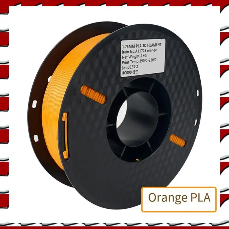 T35C 3D Printing Supplies PLA Supplies 1.75Mm/1KG 3D Printer Filament 1KG Spool 3D Printer Parts Accessories Orange
T35C 3D Printing Supplies PLA Supplies 1.75Mm/1KG 3D Printer Filament 1KG Spool 3D Printer Parts Accessories Orange