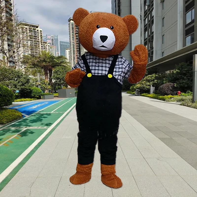 Коричневый плюшевый мишка, костюм талисмана, мультяшная кукла, наряды для взрослых, прогулочная одежда, интернет-знаменитости, реквизит для выступлений
Коричневый плюшевый мишка, костюм талисмана, мультяшная кукла, наряды для взрослых, прогулочная одежда, интернет-знаменитости, реквизит для выступлений