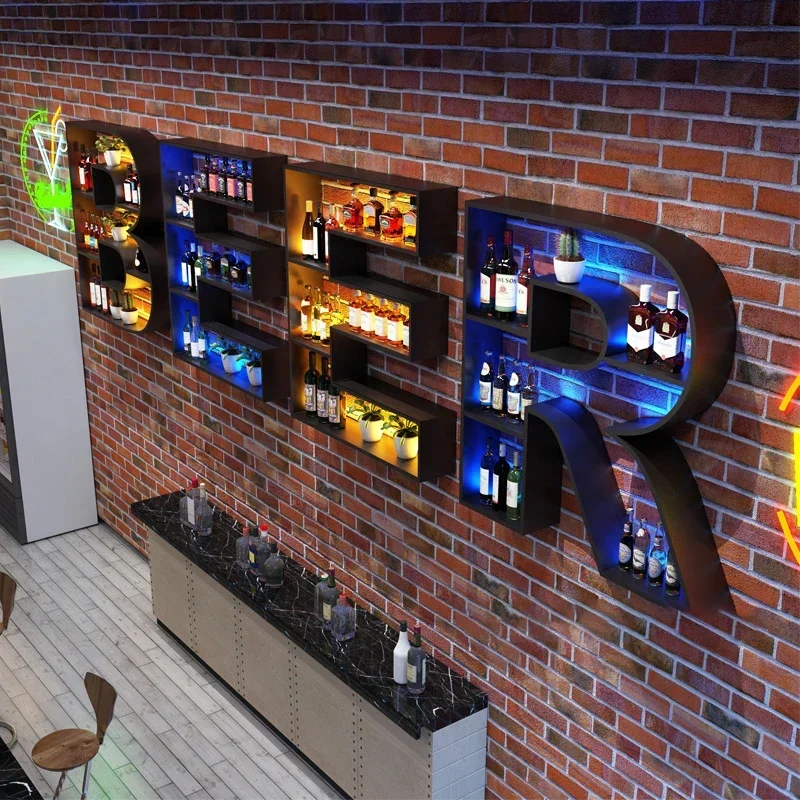 Restaurant Club Bar Cabinet Shelf Hanging Cabinets Modern Industry Wine Commercial Unique Cremalheira De Vinho Kitchen Furniture
Restaurant Club Bar Cabinet Shelf Hanging Cabinets Modern Industry Wine Commercial Unique Cremalheira De Vinho Kitchen Furniture