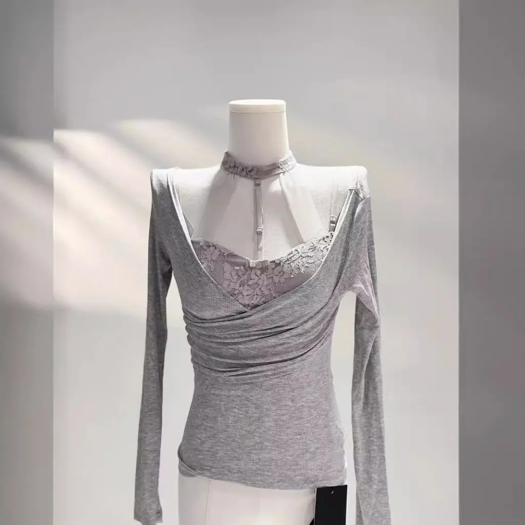 LA * MH Lace Aesthetics Original Design Sexy Female Neck Lace Top Pure Desire Mesh Strap Women's Fashion Vest
LA * MH Lace Aesthetics Original Design Sexy Female Neck Lace Top Pure Desire Mesh Strap Women's Fashion Vest